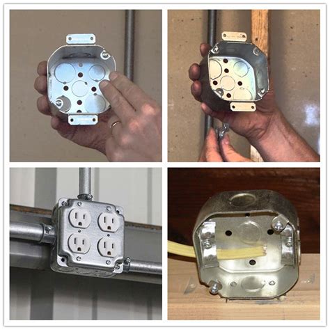 install junction box in siding|convert outlet to junction box.